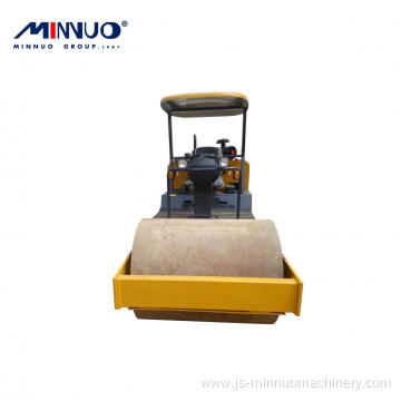 Vibratory road roller for construction subject